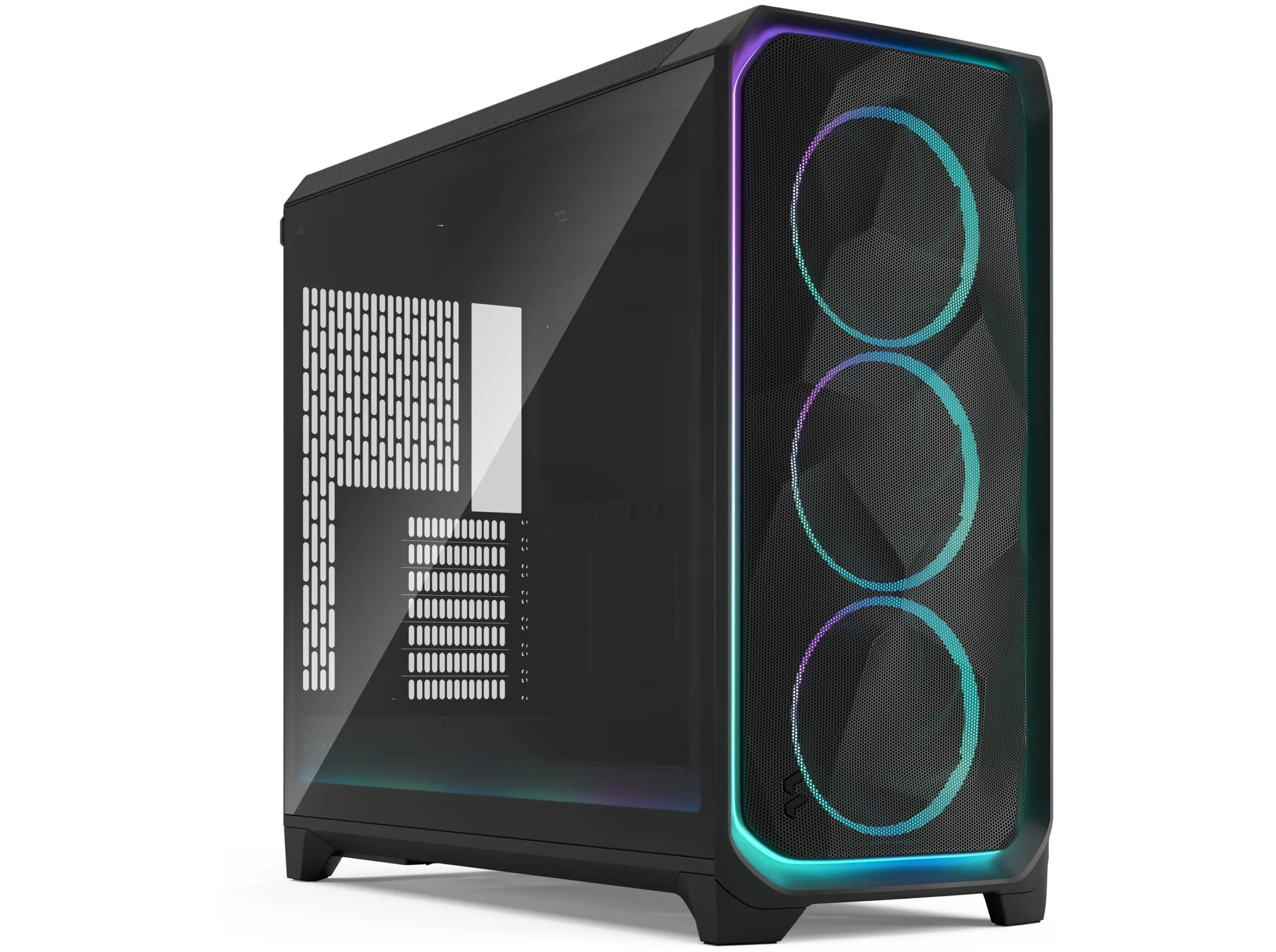 Fractal Design Meshify 3 XL Ambience Pro RGB Light Tint Tårn ATX Ingen Strømforsyning Sort