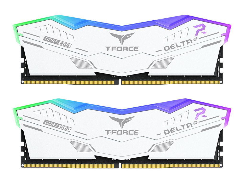 T-Force DELTAa RGB DDR5 SDRAM 32GB kit 3000MHz CL30 On-die ECC DIMM 288-PIN