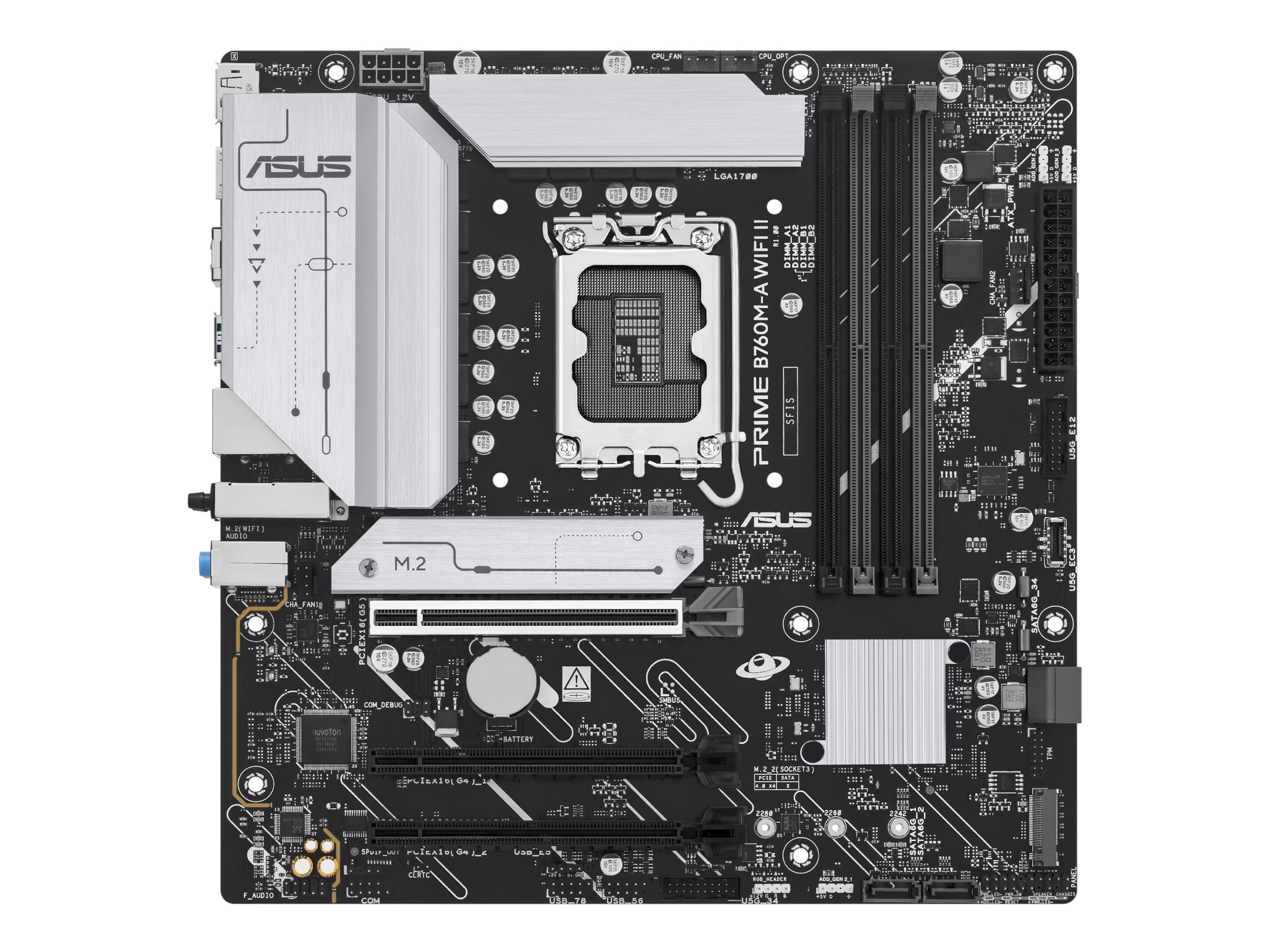 ASUS PRIME B760M-A WIFI II micro ATX LGA 1700 Intel B760