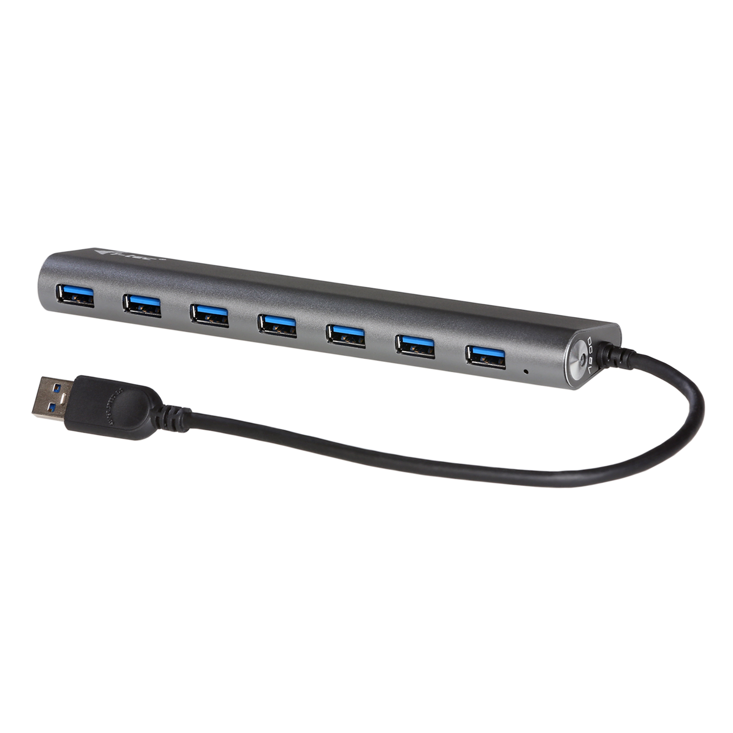 USB hub i-Tec U3HUB778 - 7 porte, USB 3.0, sølv/sort