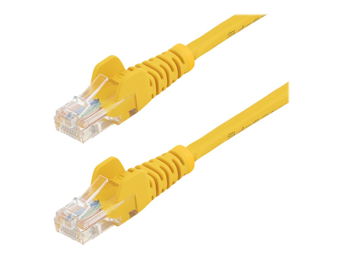 StarTech.com 3m Yellow Cat5e / Cat 5 Snagless Patch Cable CAT 5e Ikke afskærmet parsnoet (UTP) 3m Patchkabel Yellow