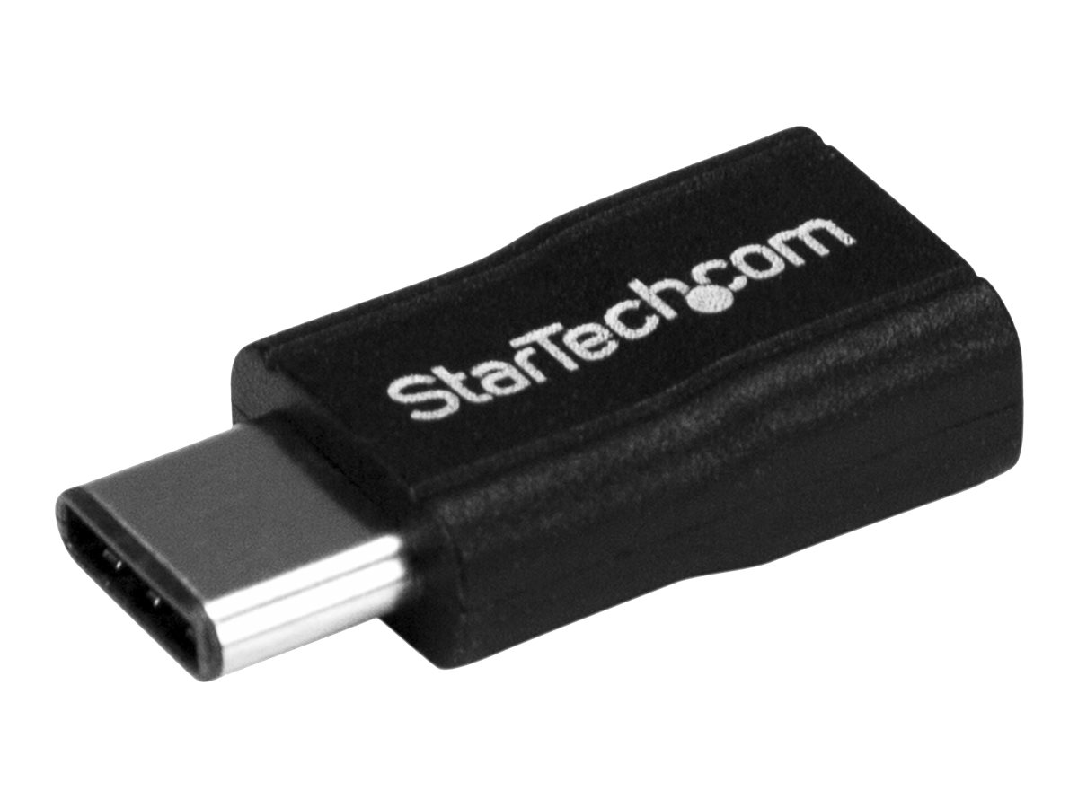 StarTech.com USB C to USB Micro B - USB Type C to USB M / F - USB 2.0 - USB C Connector - USB-C to USB Micro B Adapter (USB2CUBADP) USB-C adapter Sort