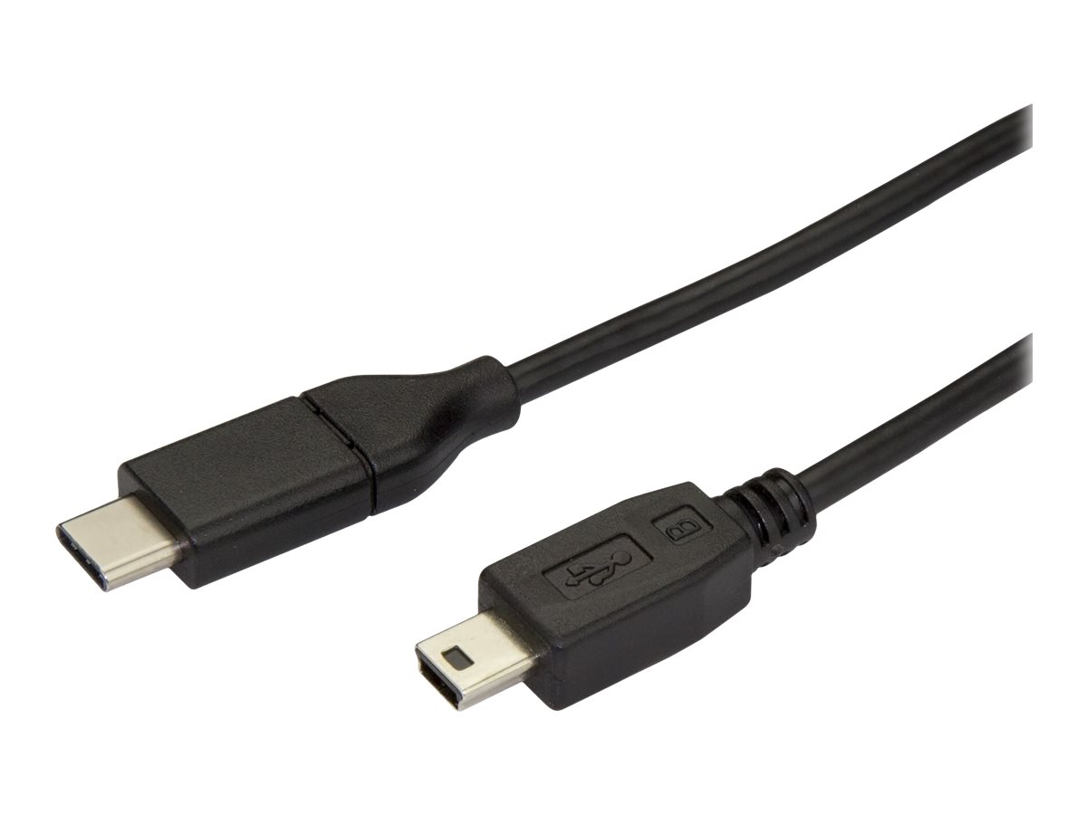 StarTech.com USB C to Mini USB Cable - 6 ft / 2m - M/M - USB 2.0 - Mini USB Cord - USB C to Mini B Cable - USB Type C to Mini USB (USB2CMB2M) USB