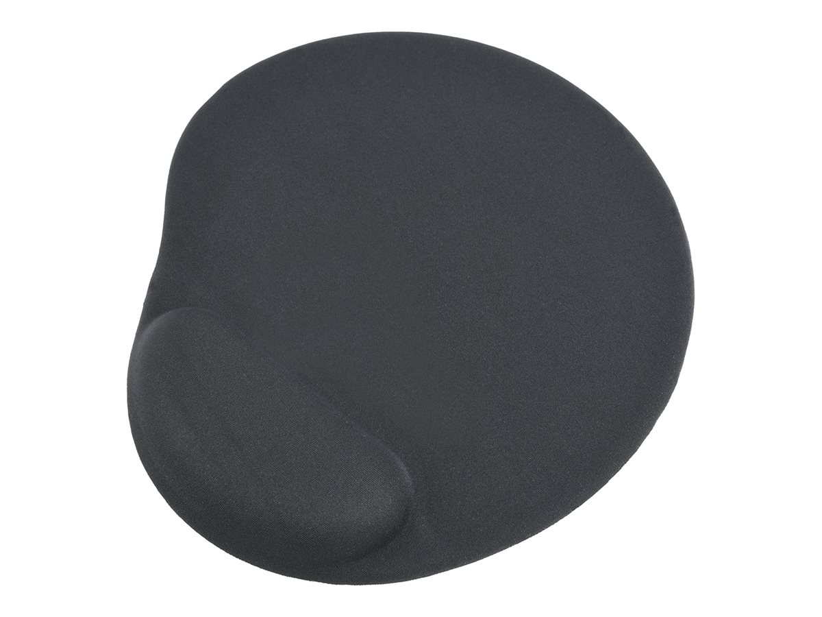 Gembird MP-GEL-BLACK - mouse pad with wrist pillow