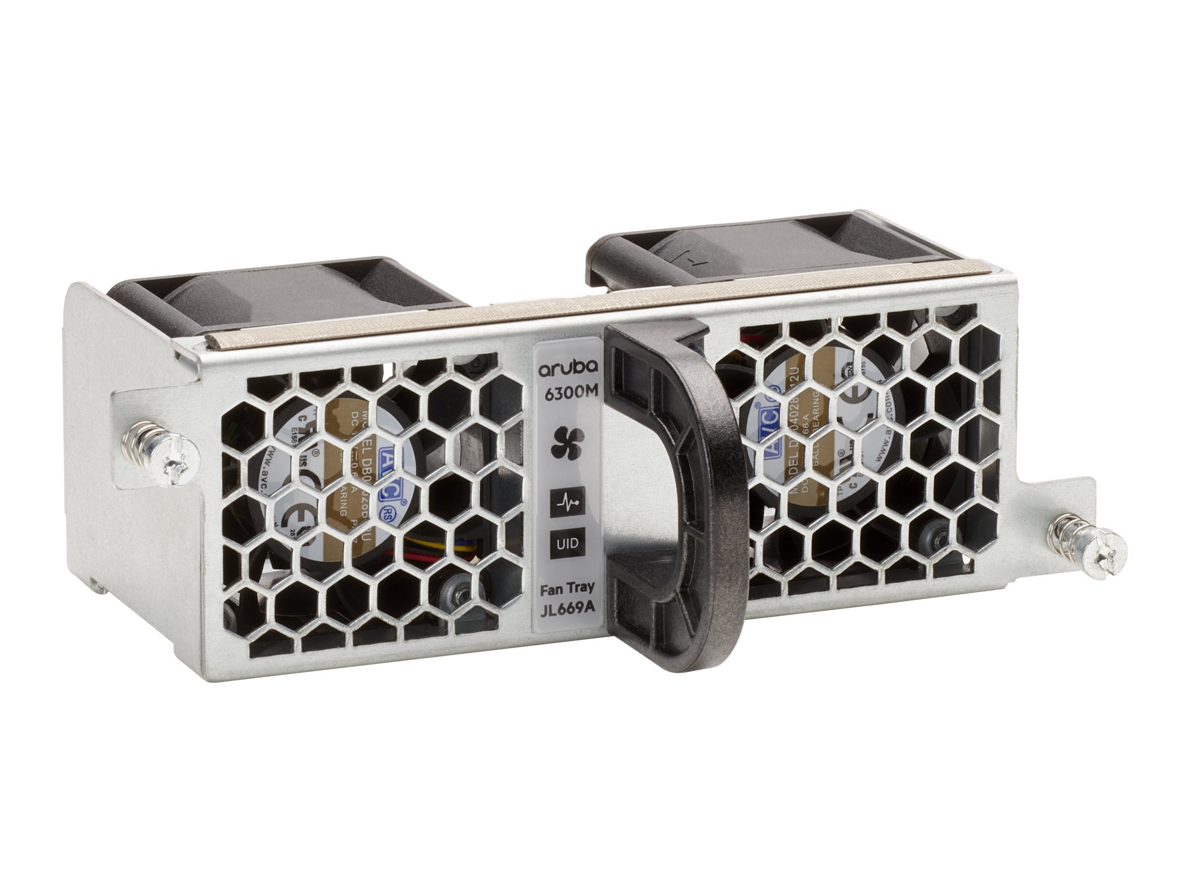 HPE Aruba Ventilatorbakke for netværksudstyr 1-pack Sort Brun Grå