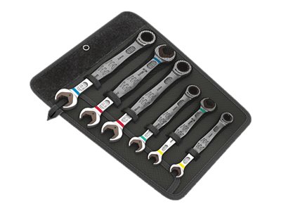Wera Ratcheting combination wrench/double open-ended wrench set 6 Dele