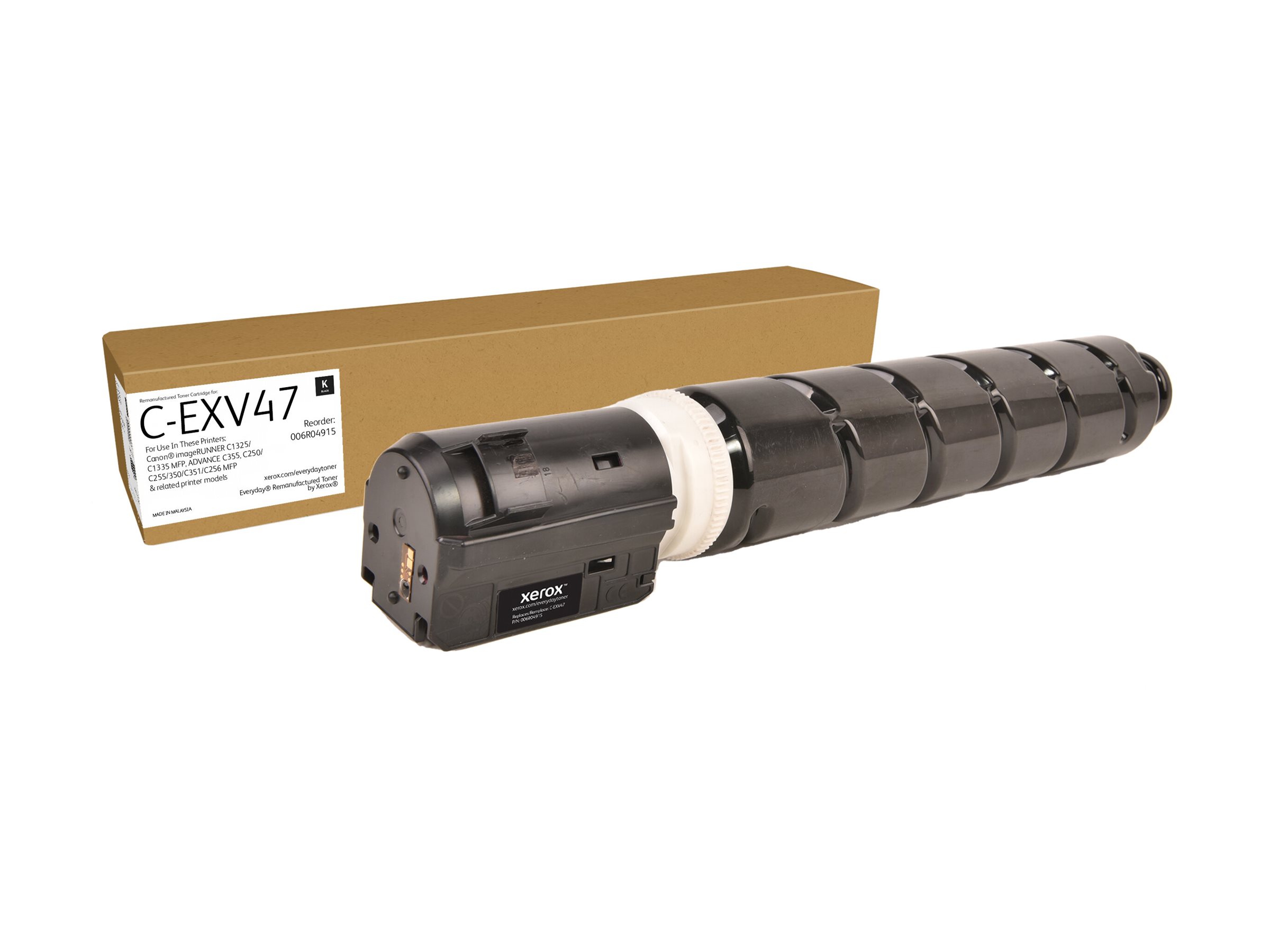 Xerox Everyday - black - compatible - remanufactured - toner cartridge (alternative for: Canon 8516B002 Canon C-EXV47) - Green World Alliance return programme
