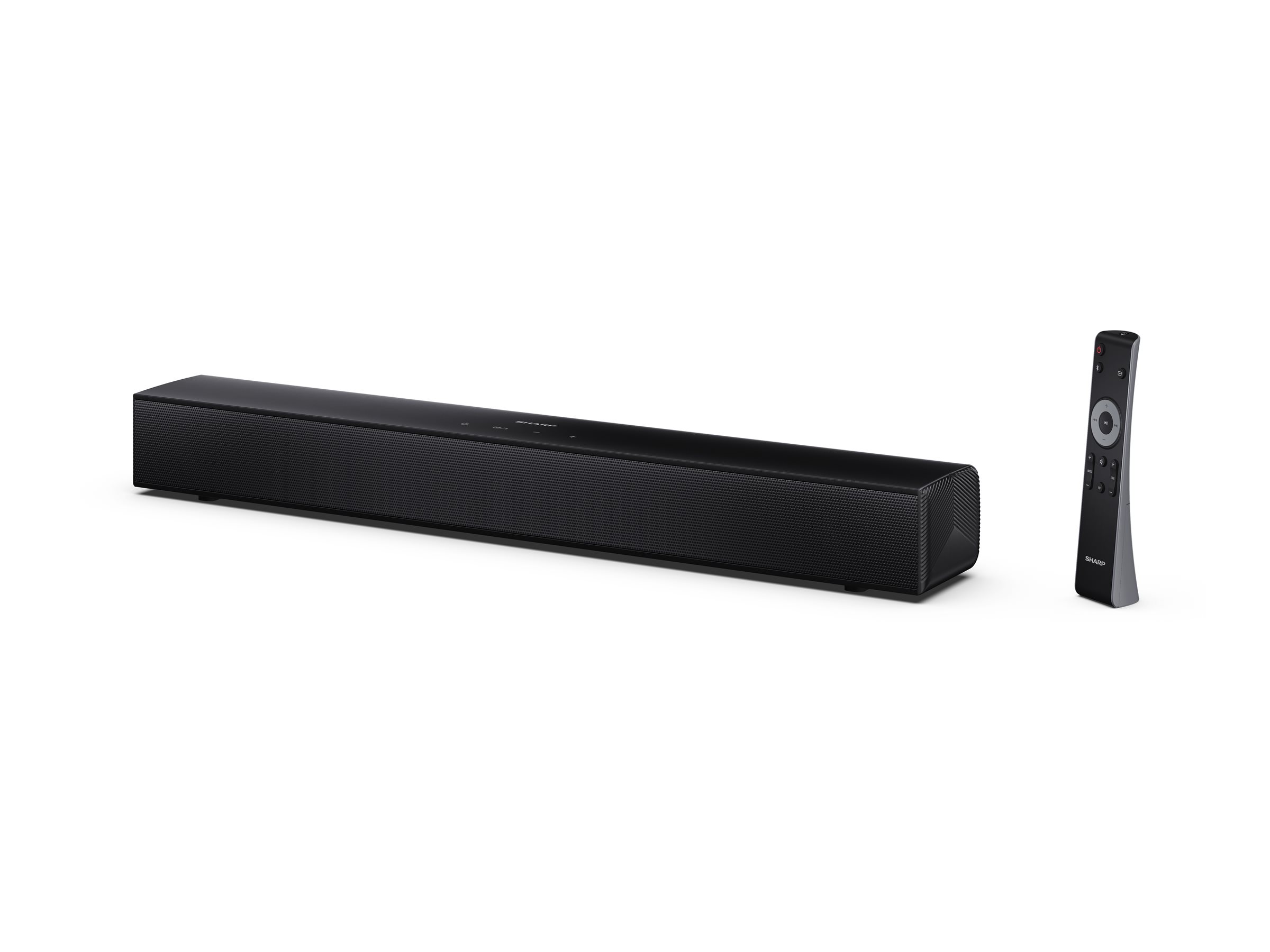 Sharp HT-SB121 - Lydbar - til TV - 2.0-kanal - trådløs - Bluetooth - 40 Watt - mat sort (gitterfarve - mat sort)