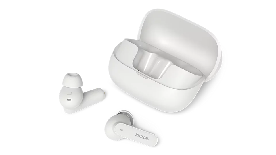 Philips TAT3000WT/00 hovedtelefoner/headset True Wireless Stereo (TWS) I ørerne Opkald/musik USB Type-C Bluetooth Hvid