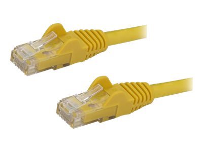 StarTech.com 50cm CAT6 Ethernet Cable, 10 Gigabit Snagless RJ45 650MHz 100W PoE Patch Cord, CAT 6 10GbE UTP Network Cable w/Strain Relief, Yellow,