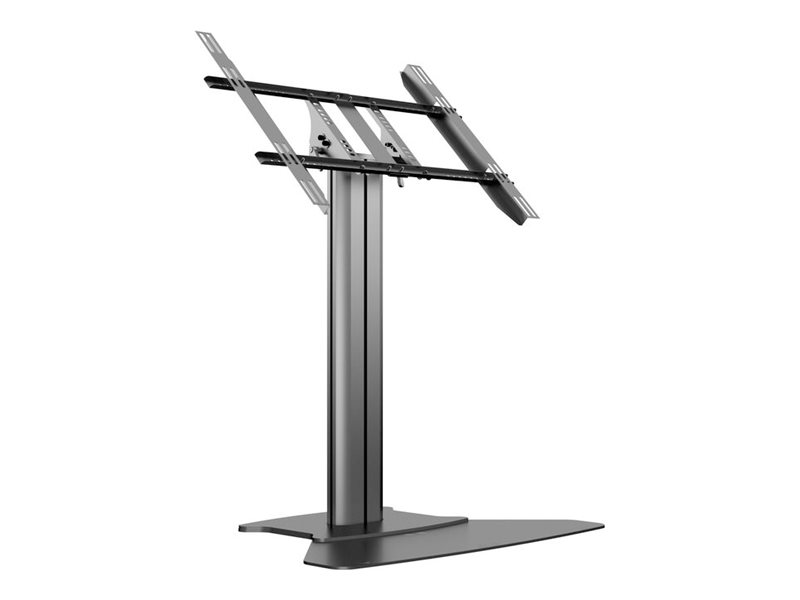 Multibrackets M Public Display Stand 110 HD - Stativ - for LCD display - aluminium - sort - skærmstørrelse: 32-55 - monteringsgrænseflade: op til 700 x 400 mm - gulvstående