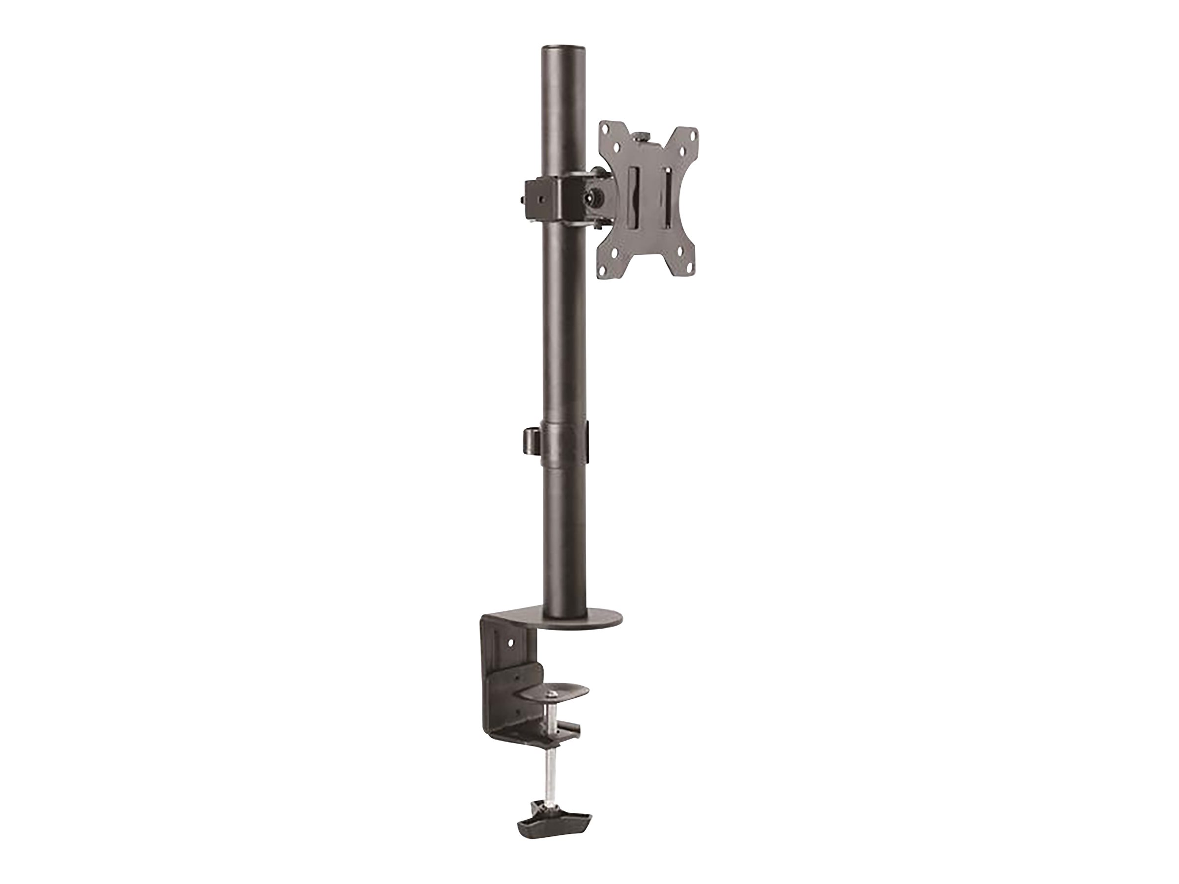 StarTech.com Single Monitor Desk Mount, Single Screen Heavy Duty Pole Mount for up to 8kg VESA Compatible Displays, Ergonomic Height Adjustable