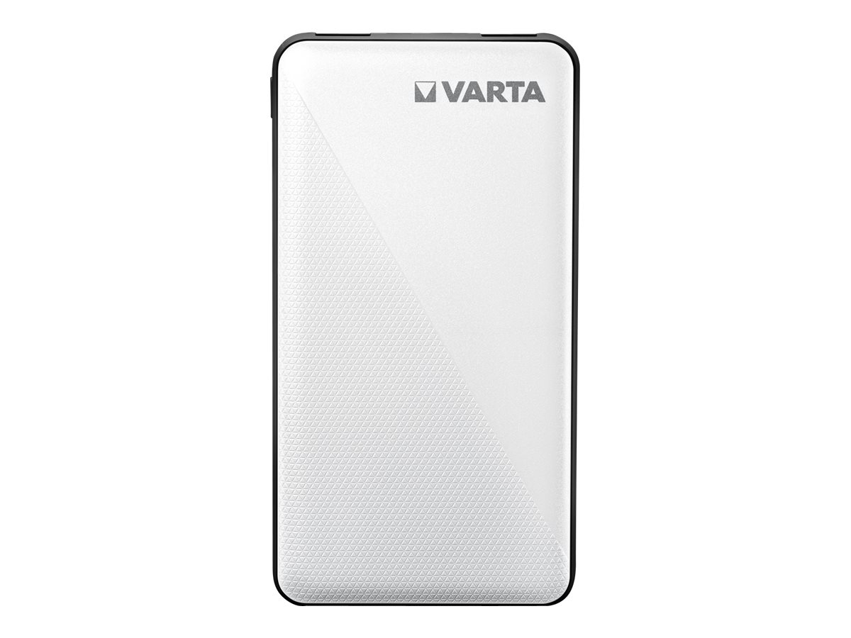 Varta Energy Powerbank 10000mAh 15Watt 2xUSB-A 1xUSB-C Hvid