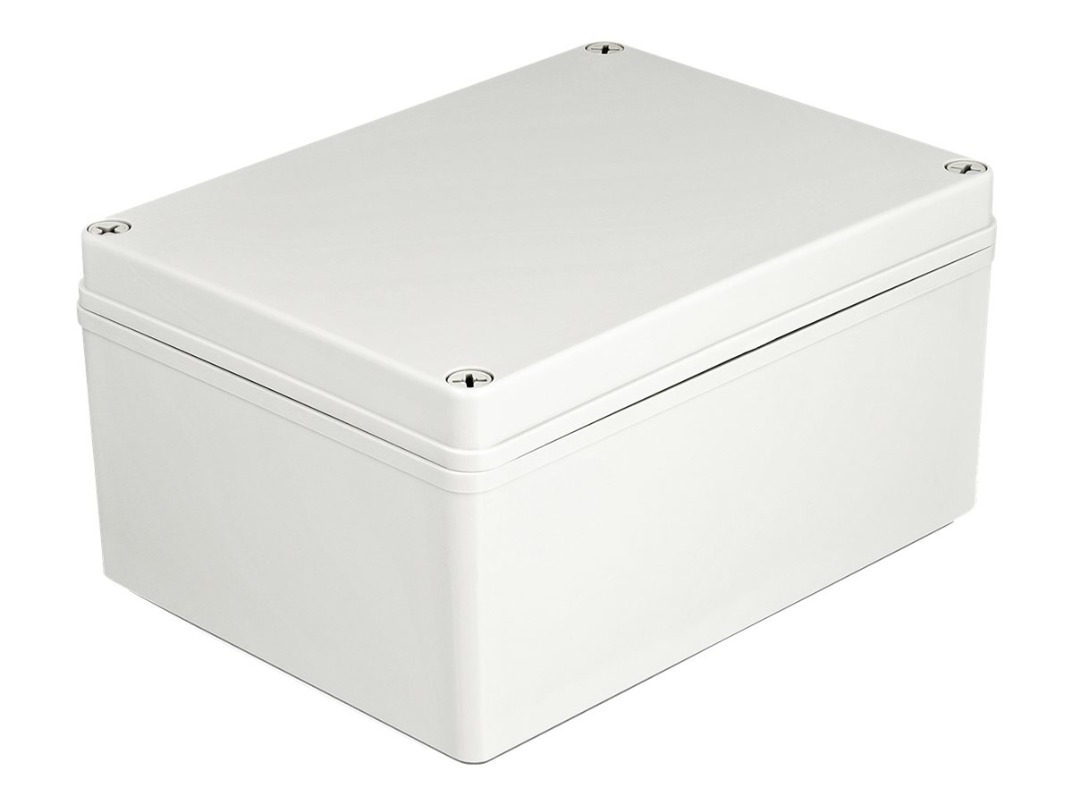 Delock - overflademonteret boks - grå