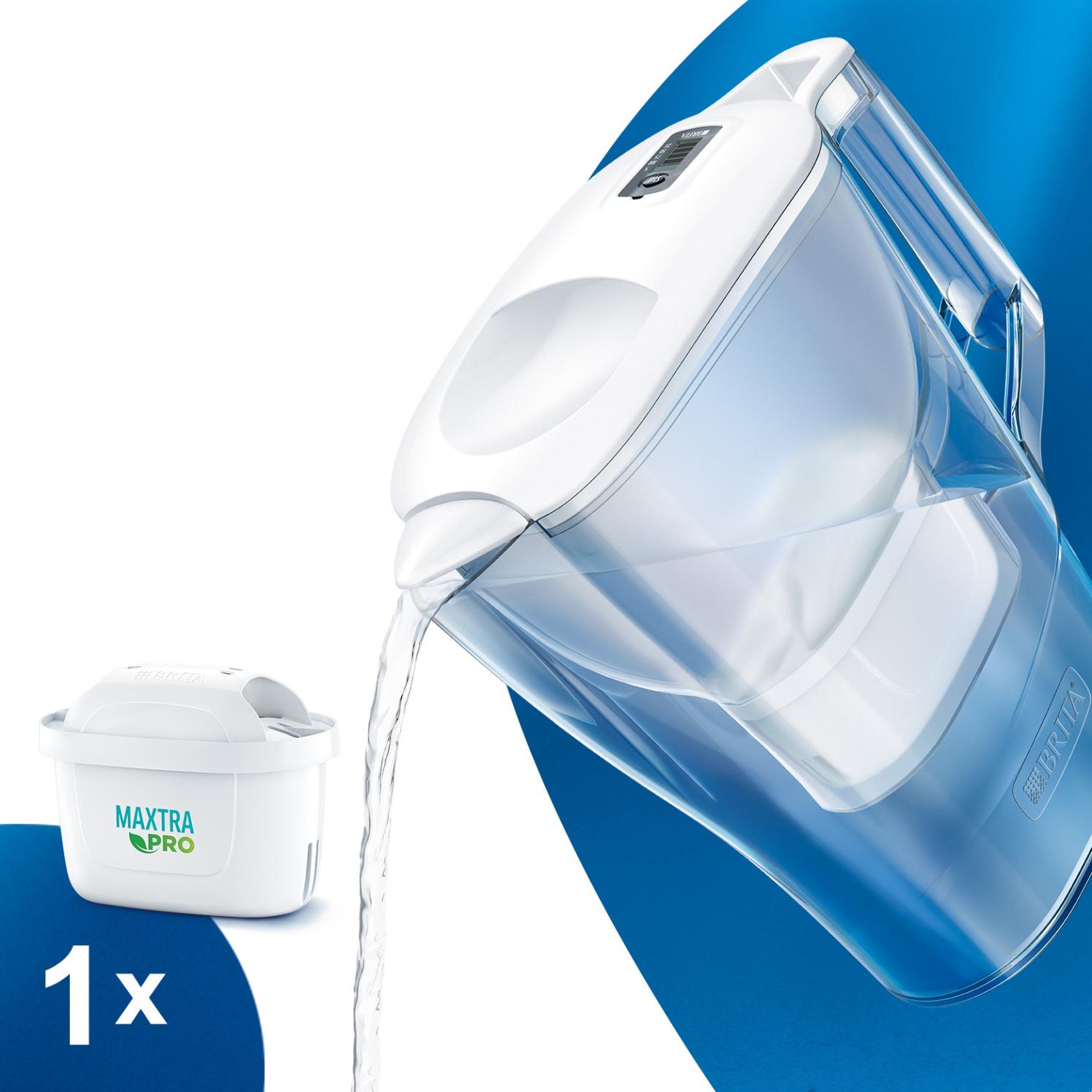 Brita 1052801 vandfilter Bordplade vandfilter 2,4 L Hvid