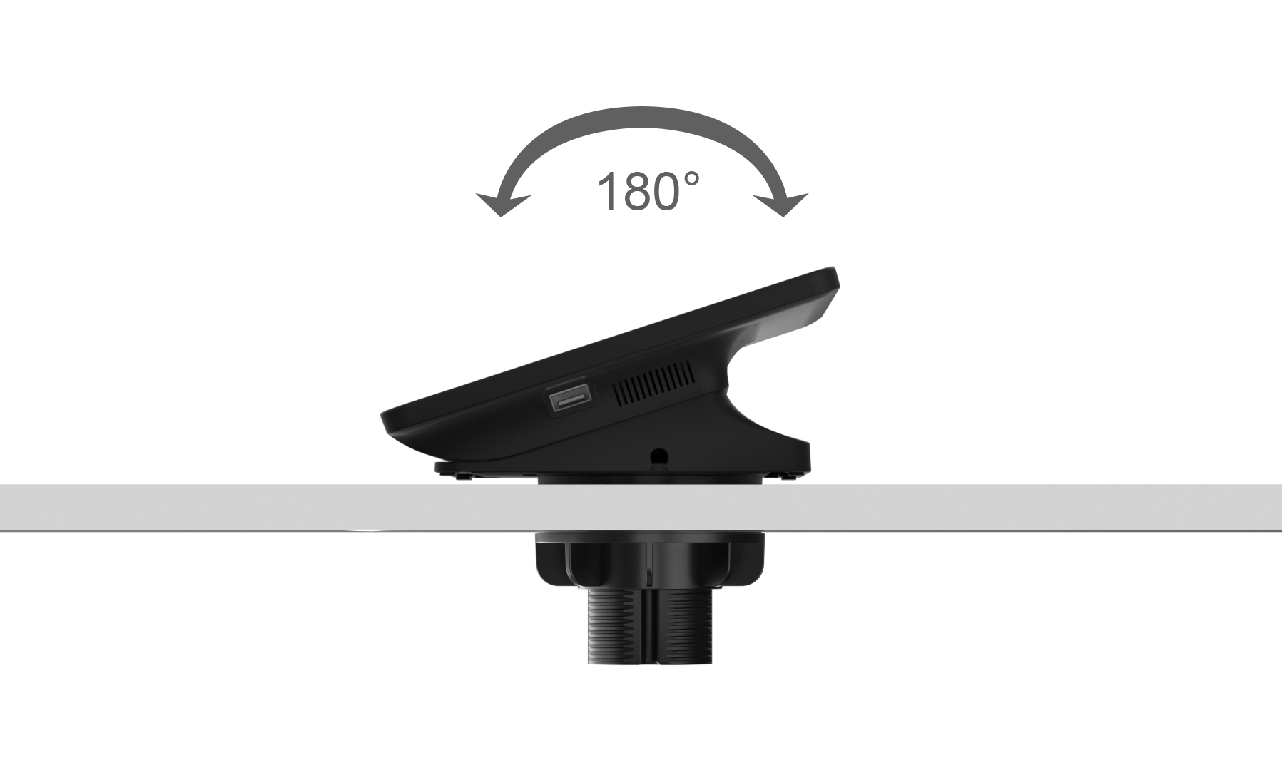 Yealink CTP25 - Monteringssæt (holder til skrivebord, vægmontering, bordlås) - for Yealink CTP25