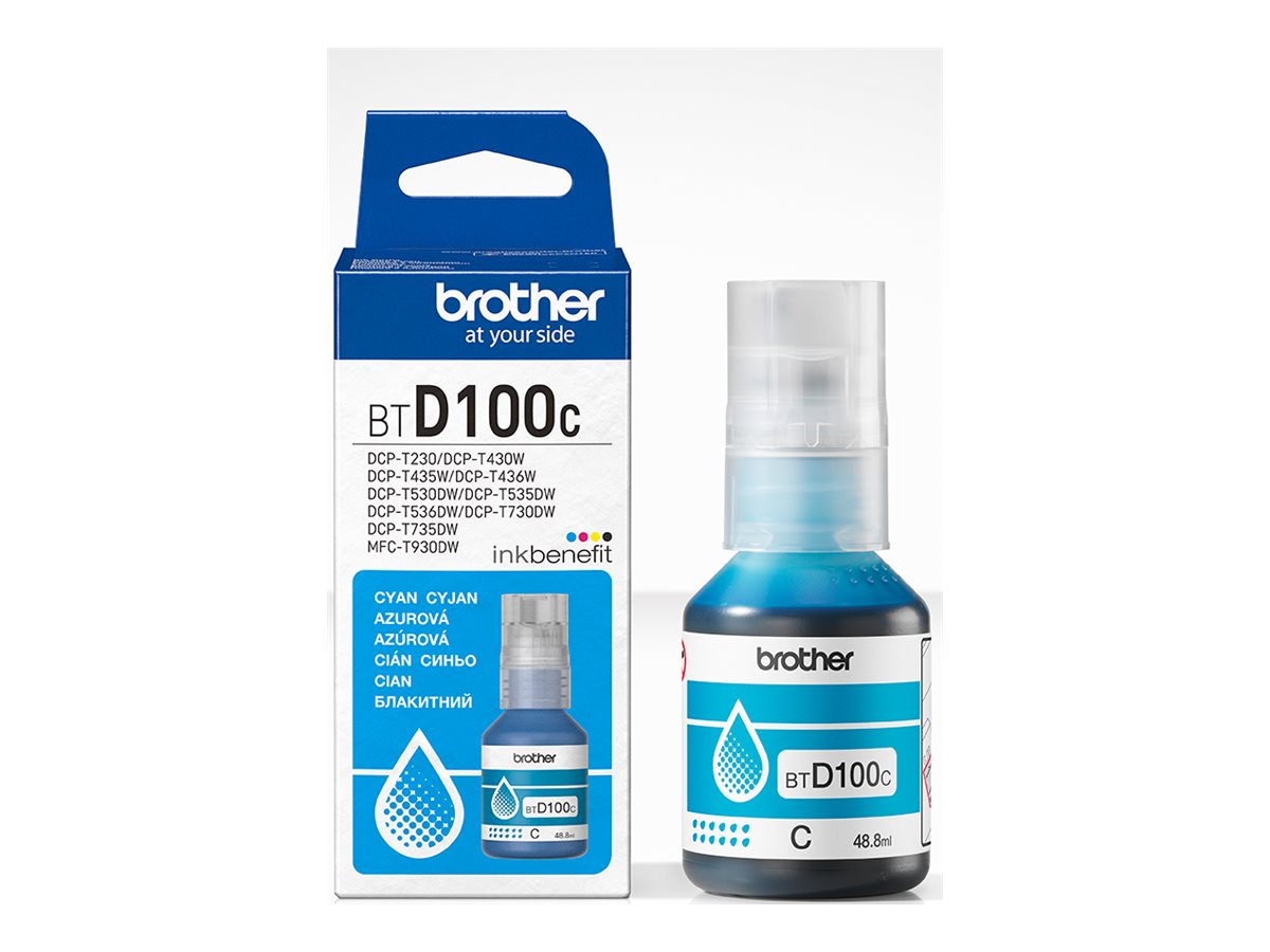 Brother BTD100C Cyan 5000 sider Blækrefill