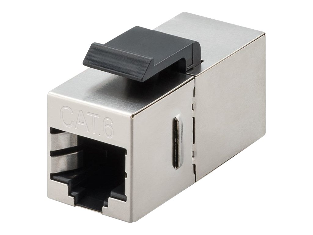 Goobay Keystone modul RJ45-kobling/forbindelse CAT 6, STP 15,9 mm bred, 2x RJ45-hunstik (8P8C)