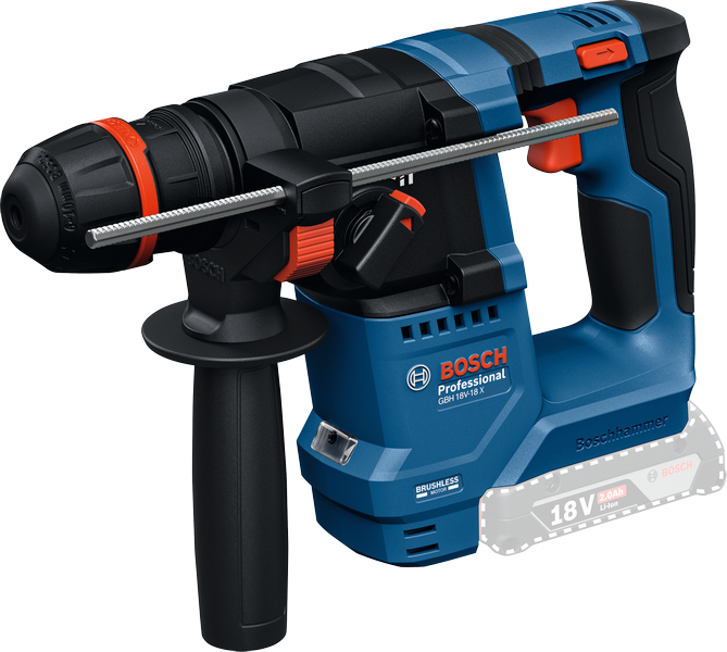 Bosch GBH 18V-18 X Professional, SDS-plus, 1,8 cm, 1,5 J, 6 - 10 mm, 19 m/s², 1,5 m/s²