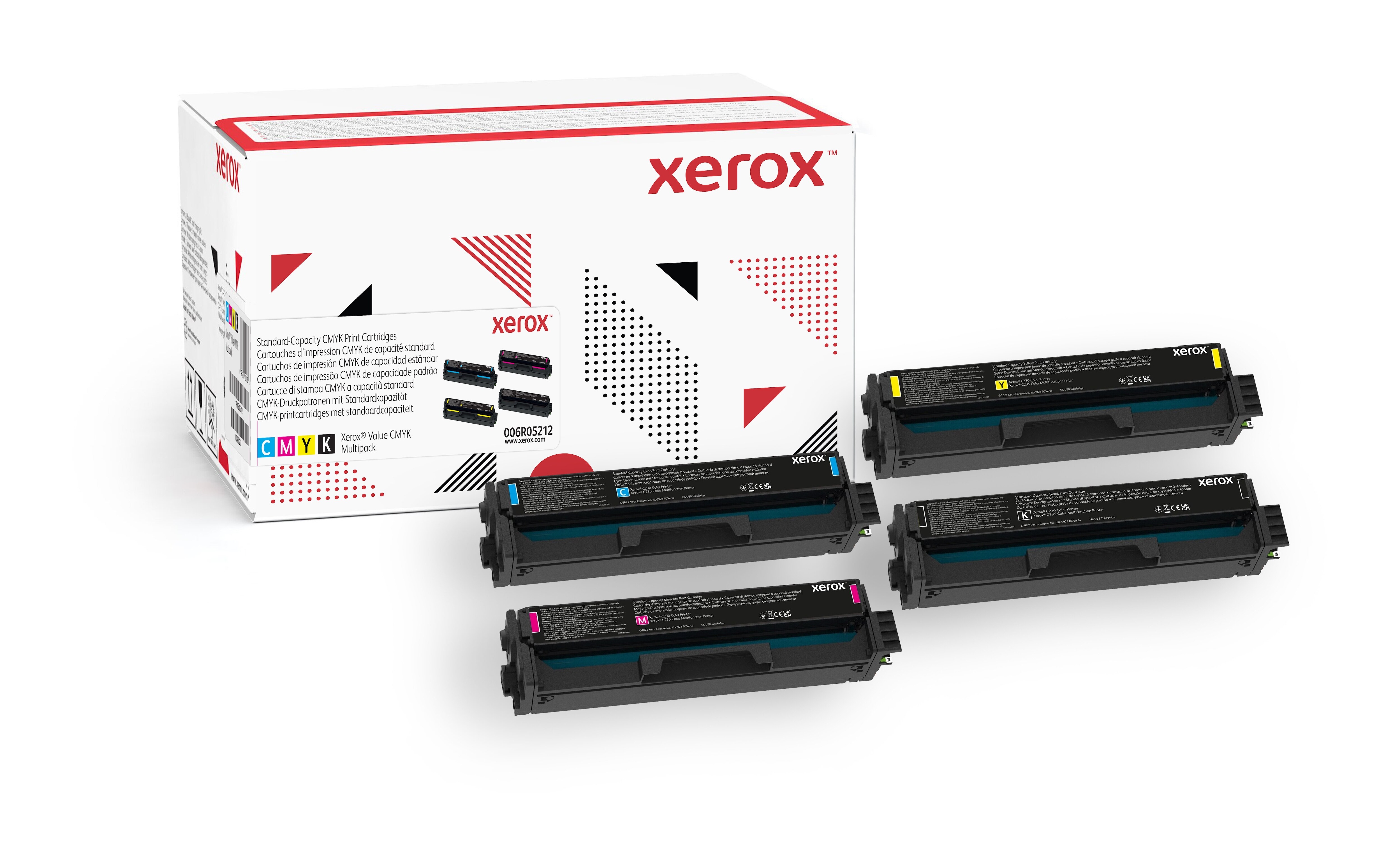 Xerox - 4-pack - cyan black yellow magenta - original - toner cartridge