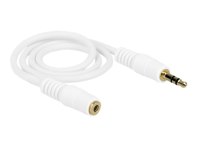 Delock Forlængerkabel til audio 50cm Hvid