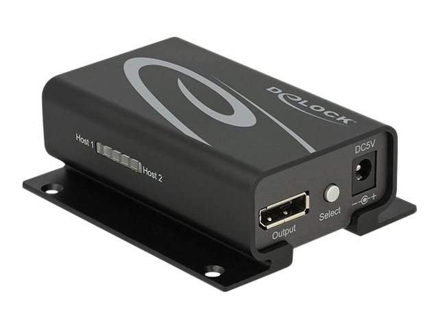 DeLock Displayport 1.2 2 x Displayport in > 1 x Displayport out 4K Video-/audioswitch DisplayPort