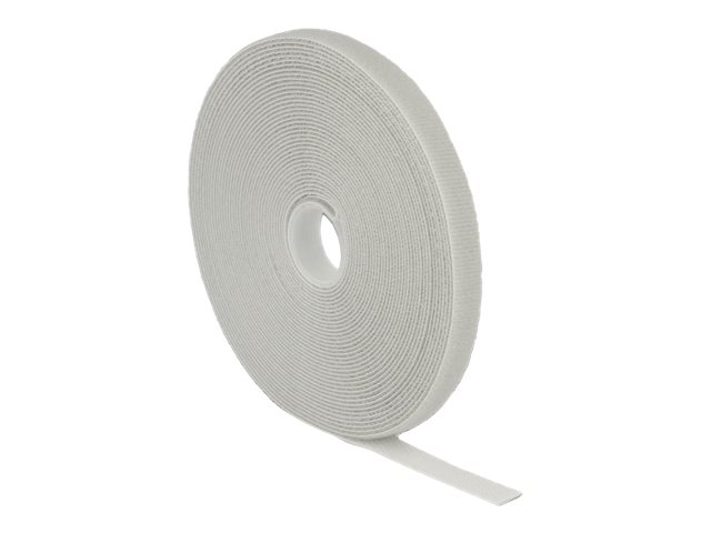 Delock Hook-and-loop fastener 10m Grå