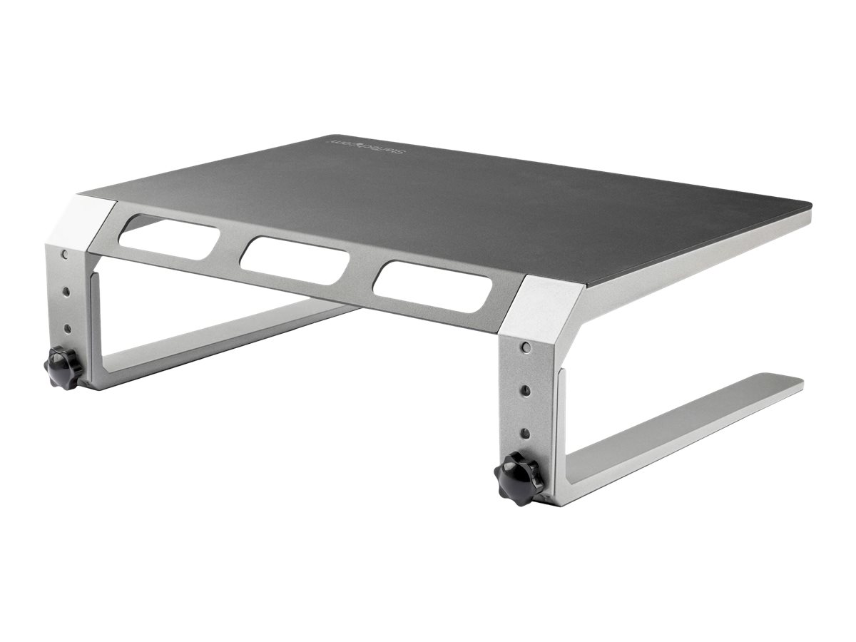 StarTech.com Monitor Riser Stand - For up to 32" Monitor - Height Adjustable - Computer Monitor Riser - Steel and Aluminum (MONSTND) Stativ Monitor