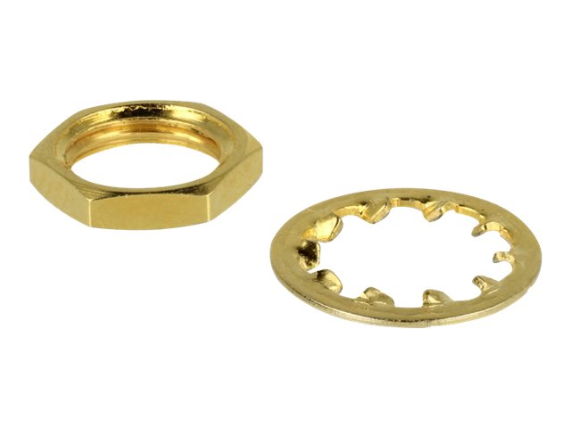 DeLOCK Mounting Hardware for RF Connector - 10 pcs