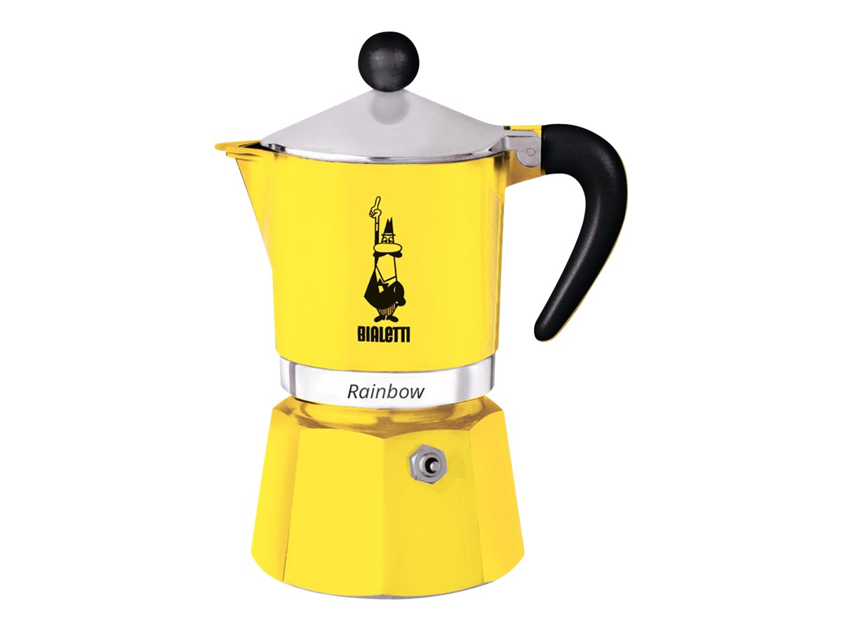 Bialetti Rainbow - Filter - 130 ml - gul