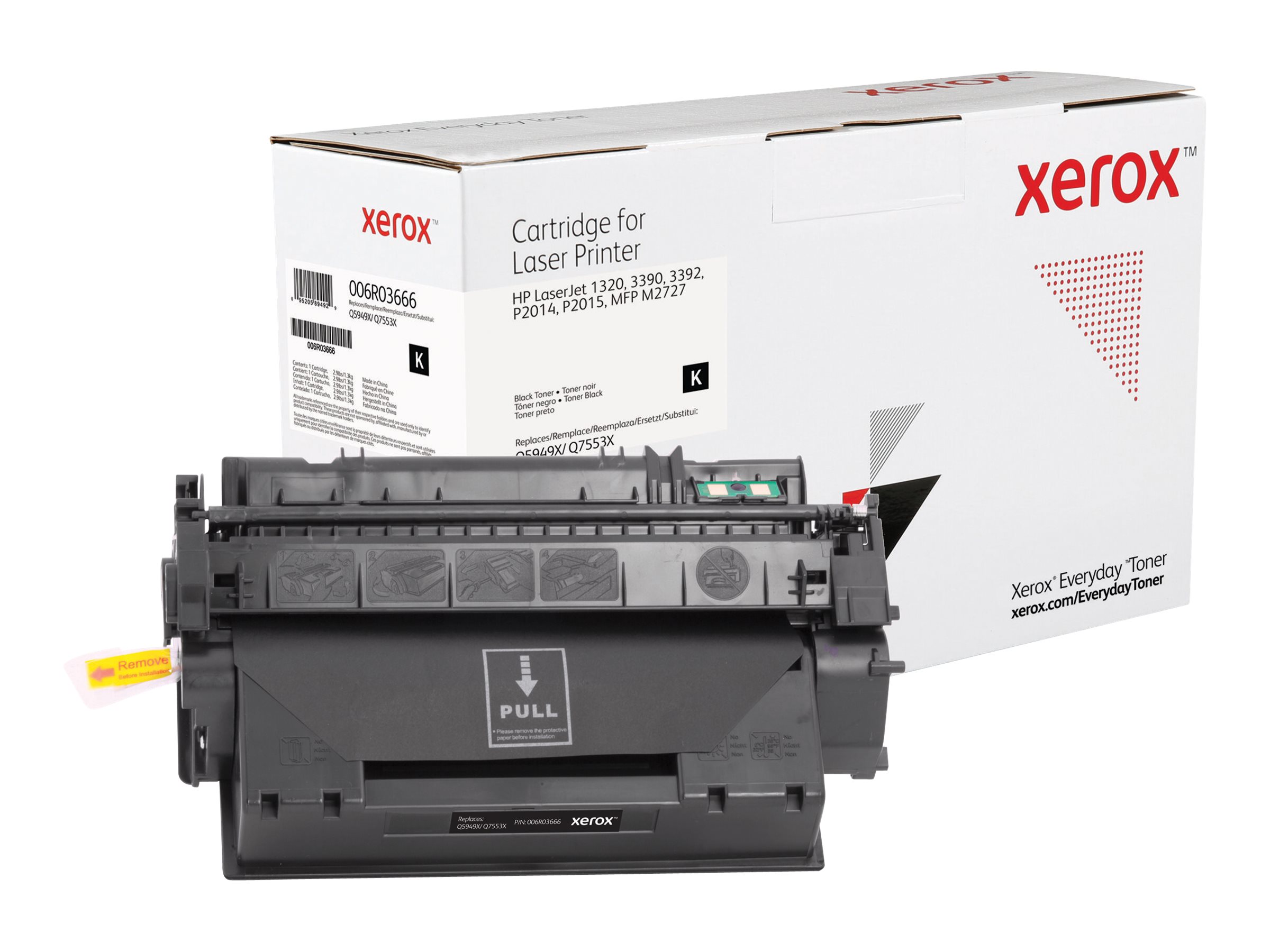 Xerox 006R03666 / Alternative to HP 49X/53X - Q5949X/Q7553X Black Toner - High Yield