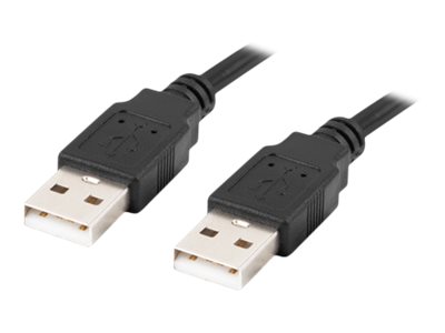 USB kabel 2.0 - Lanberg - USB-A han til USB-A han, 1,8 m, sort