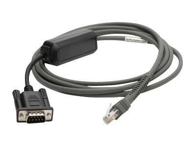 Zebra Serielt kabel 2.13m Sort