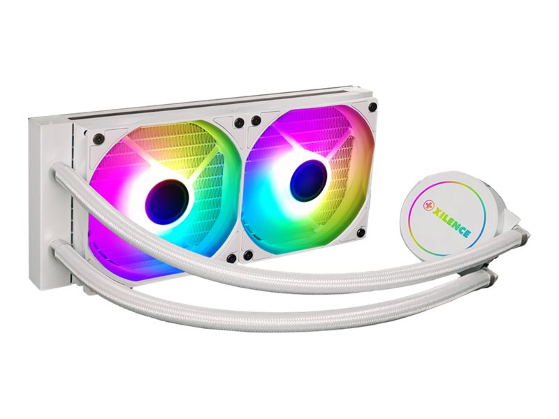 Xilence Performance A+ Series LiQuRizer LQ240.W.ARGB Vandkøler 1-pack Hvid 120 mm billede