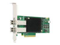 Emulex LPe31002 Gen 6 (16Gb) dual-port HBA (upgradeable to 32Gb) - host bus adapter - PCIe 3.0 x8 - 16Gb Fibre Channel x 2