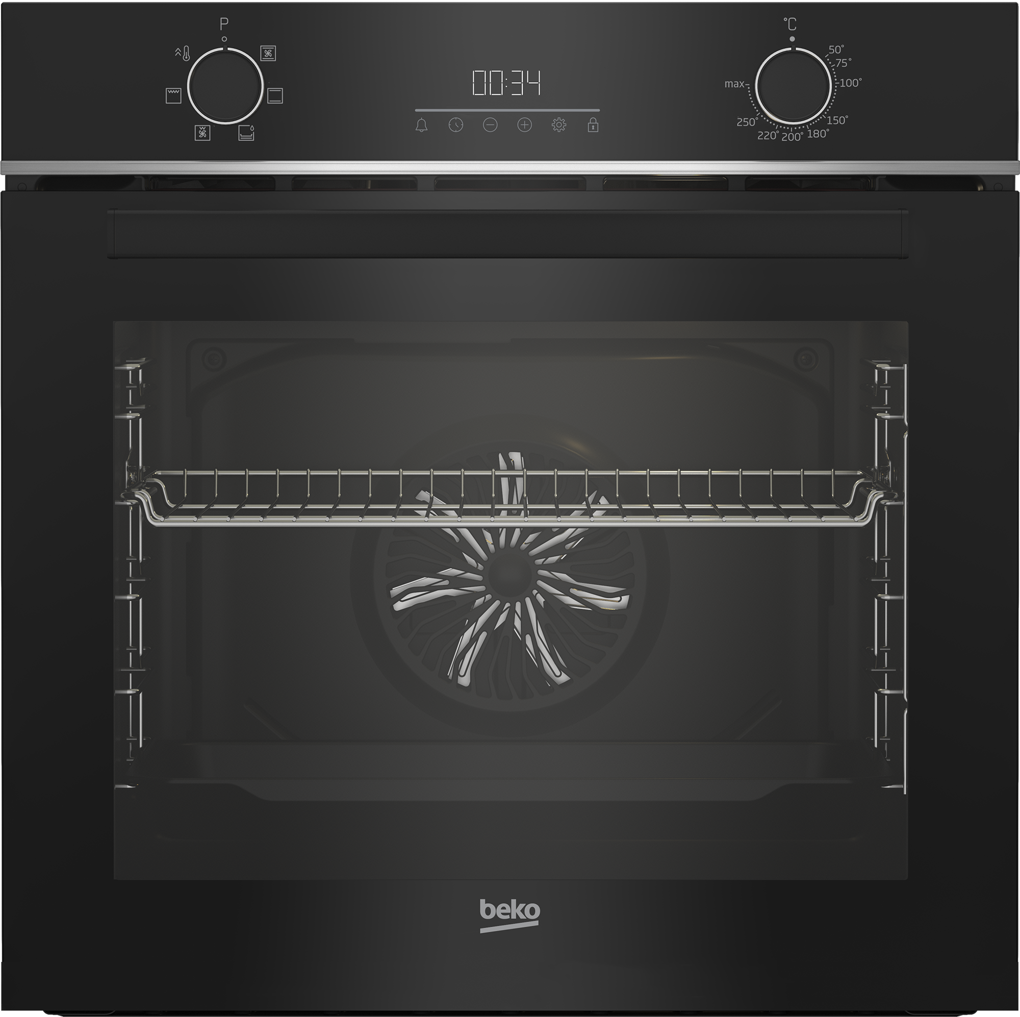 Beko BBIE17301BD Ovn til indbygning Sølv 72l billede