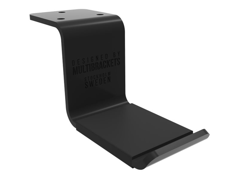 Multibrackets M Headset Holder - Monteringssæt (bordmontering) - for hovedtelefoner / headsets - aluminium - sort - skrivebord, skrivebordsmonterbar