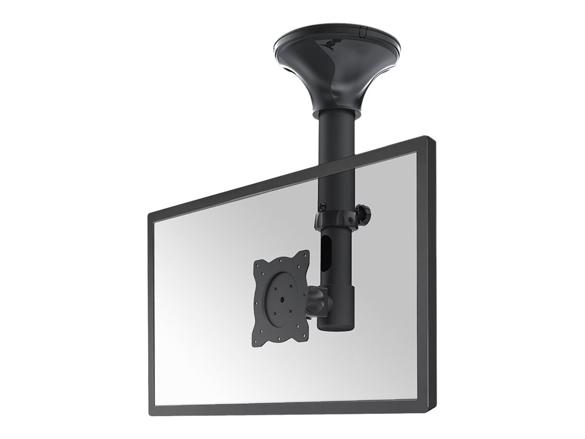 Skærmbeslag loft - Neomounts FPMA-C025BLACK, 10-30", højde 37-47 cm, vipbar