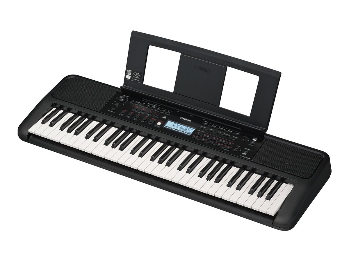 Keyboard Yamaha PSR-E383 - 61 tangenter, USB, sort