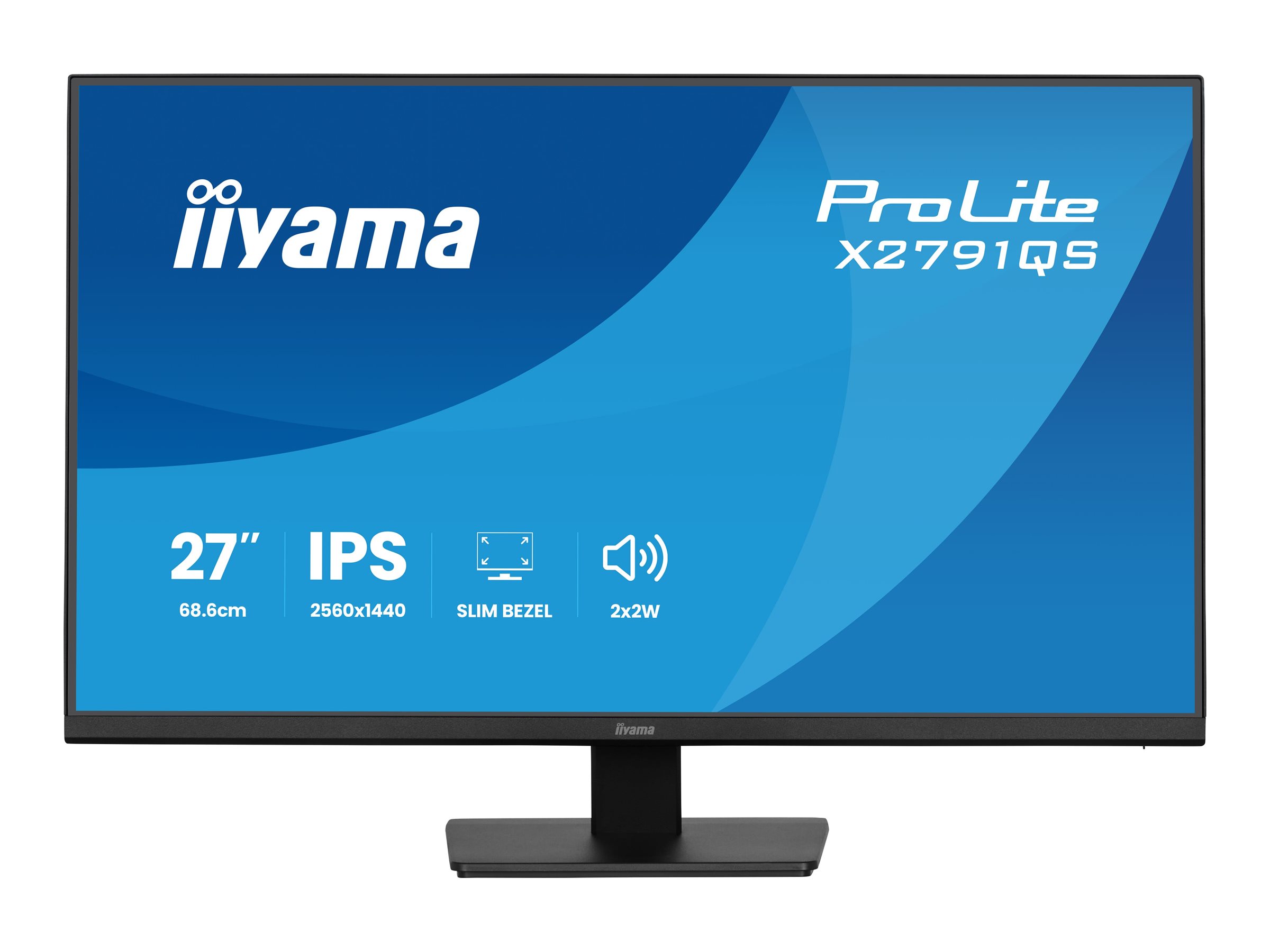 iiyama ProLite X2791QS-B1 27" IPS 2560 x 1440 (2K) HDMI DisplayPort 75Hz