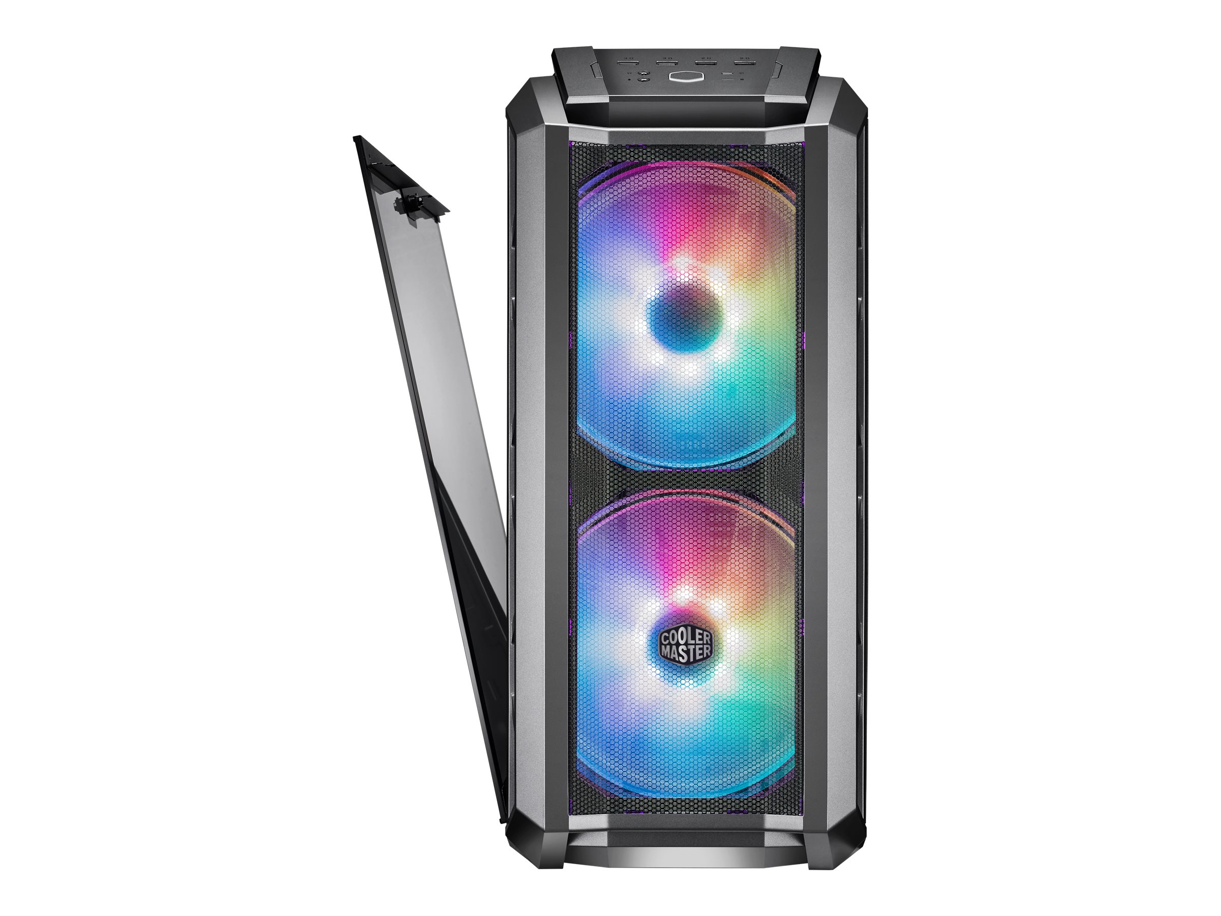 Cooler Master MasterCase H500P Mesh ARGB Tårn Udvidet ATX Sort Kabinet - GEEKD.dk