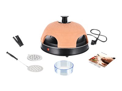 Emerio PO-115985 Pizzarette - Pizza ovn - 900 W - terracotta orange