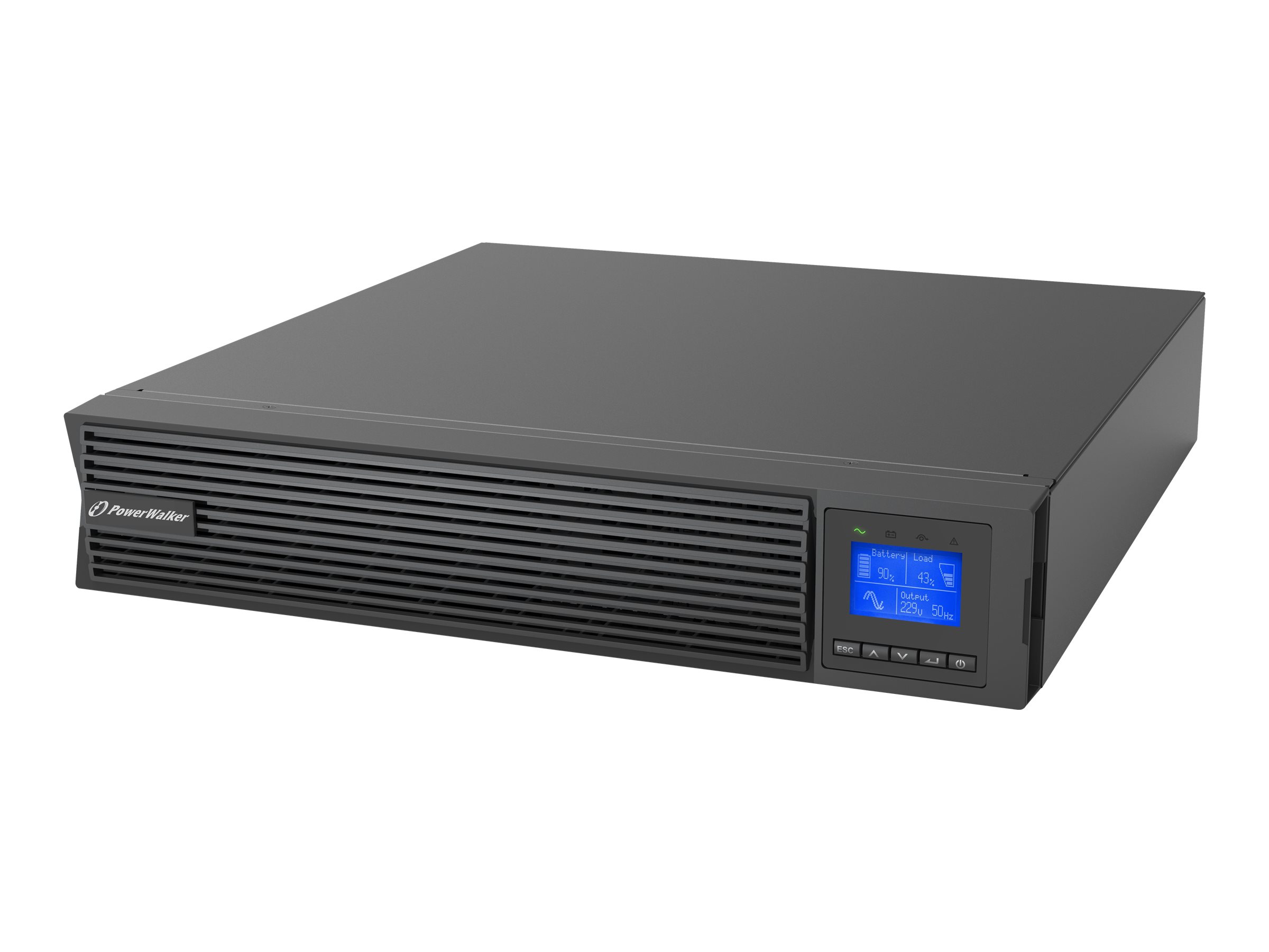 BlueWalker 10122197 - PowerWalker VFI ICR IoT - 1500VA/1500W - On-Line UPS
