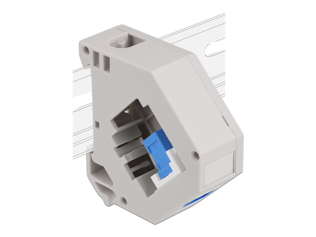 Delock Blå Grå Hvid