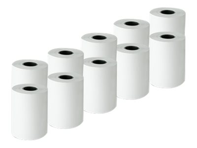 Qoltec - Hvid - Rulle (5,7 cm x 16 m) - 55 g/m² - 10 rulle(r) termokopieringspapir