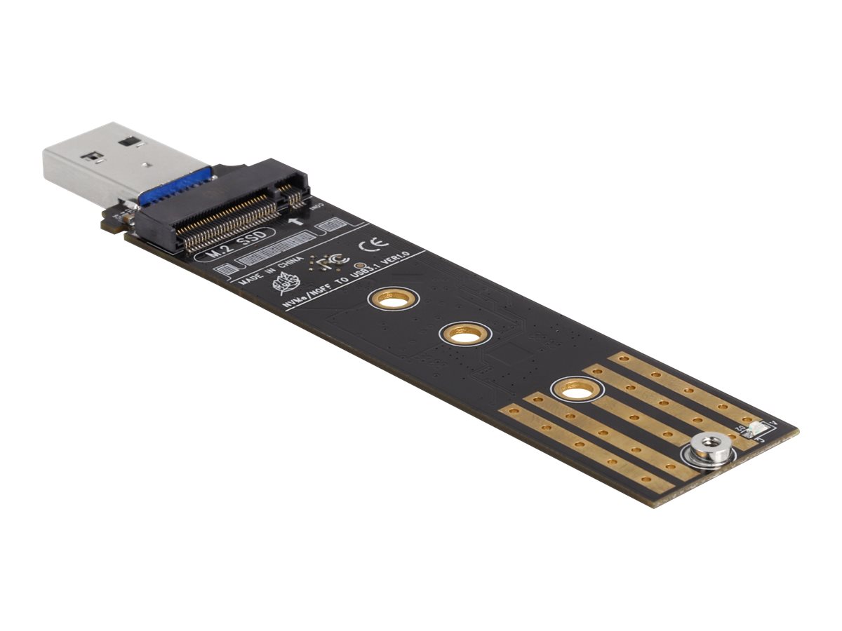 DeLOCK Interface Adapter - M.2 Card (PCIe NVMe & SATA) - USB 3.2 (Gen 2)
