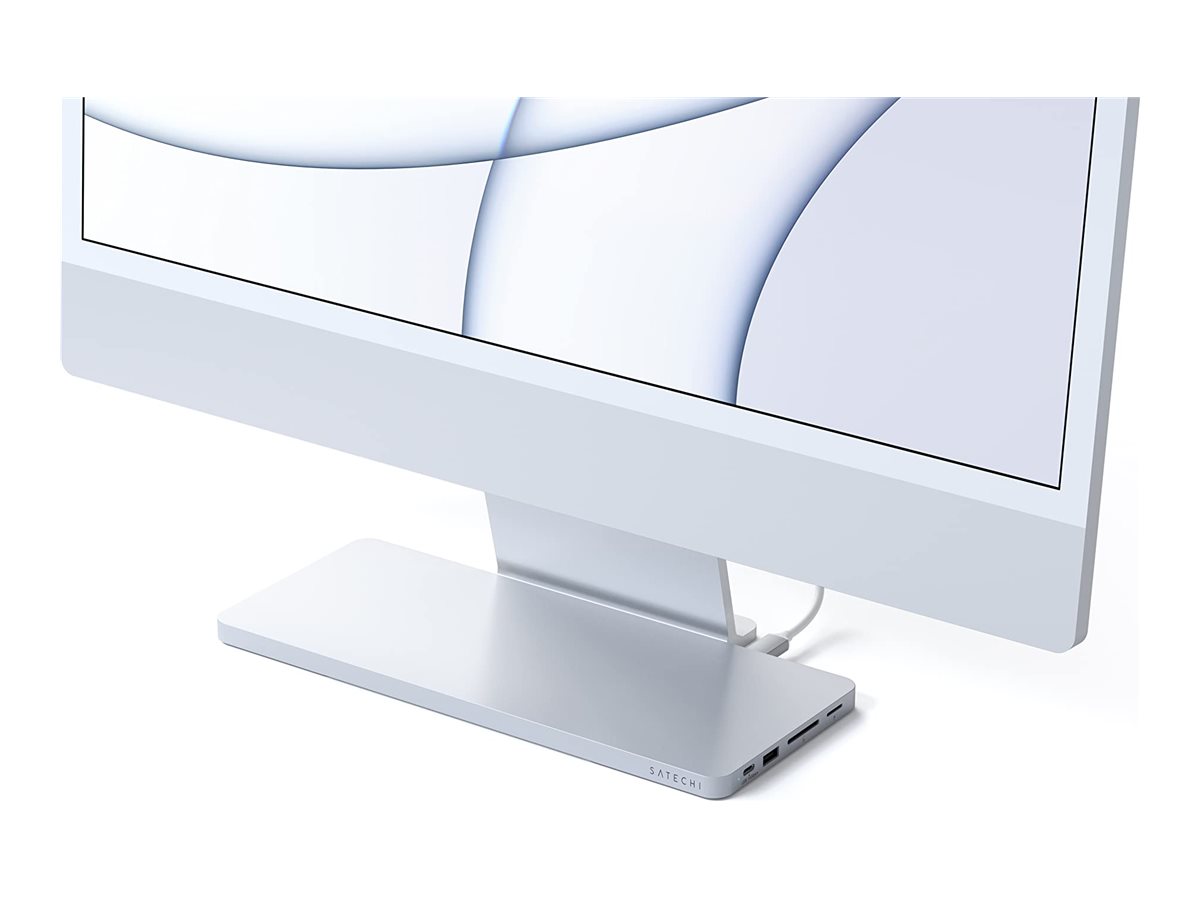 Satechi USB-C Slim Dock for the 24" iMac (2021) - Silver