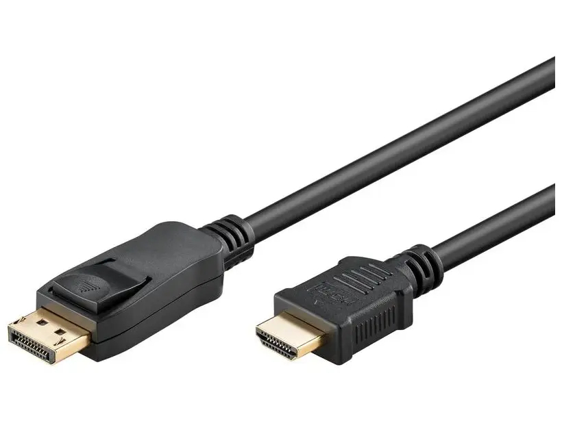 Goobay DisplayPort 1.2 til HDMI 2.0 Adapter 4K 60Hz 1 m Sort