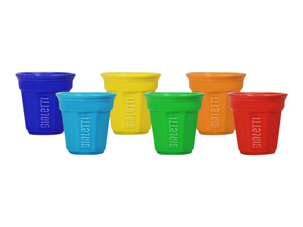 Bialetti - cup - multicolour (pack of 6)