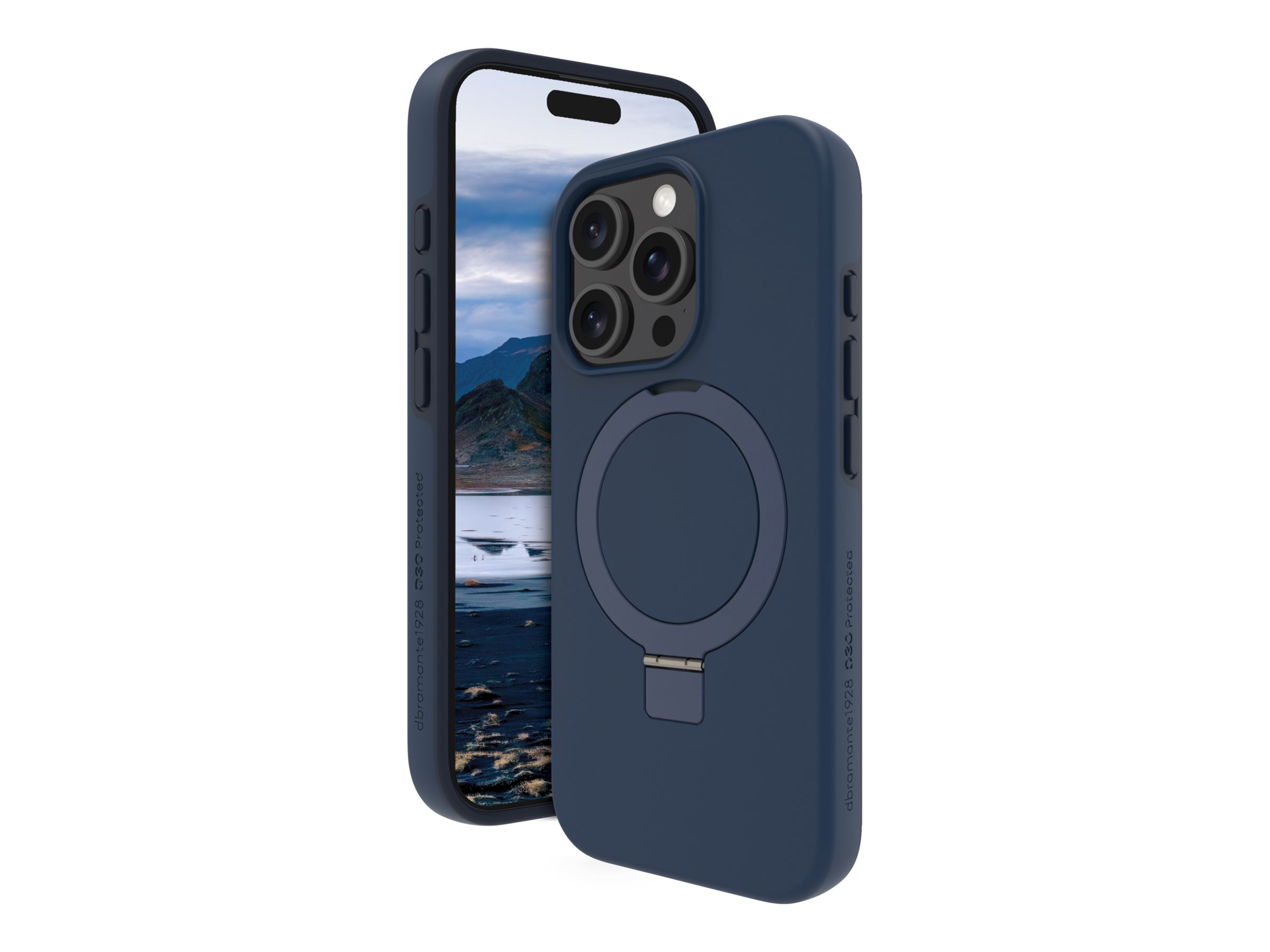 dbramante1928 Iceland Ultra D3O MS Kick Beskyttelsescover Blå Apple iPhone 16 Pro